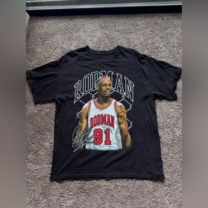 Dennis Rodman Men Basketball Vintage T-shirt